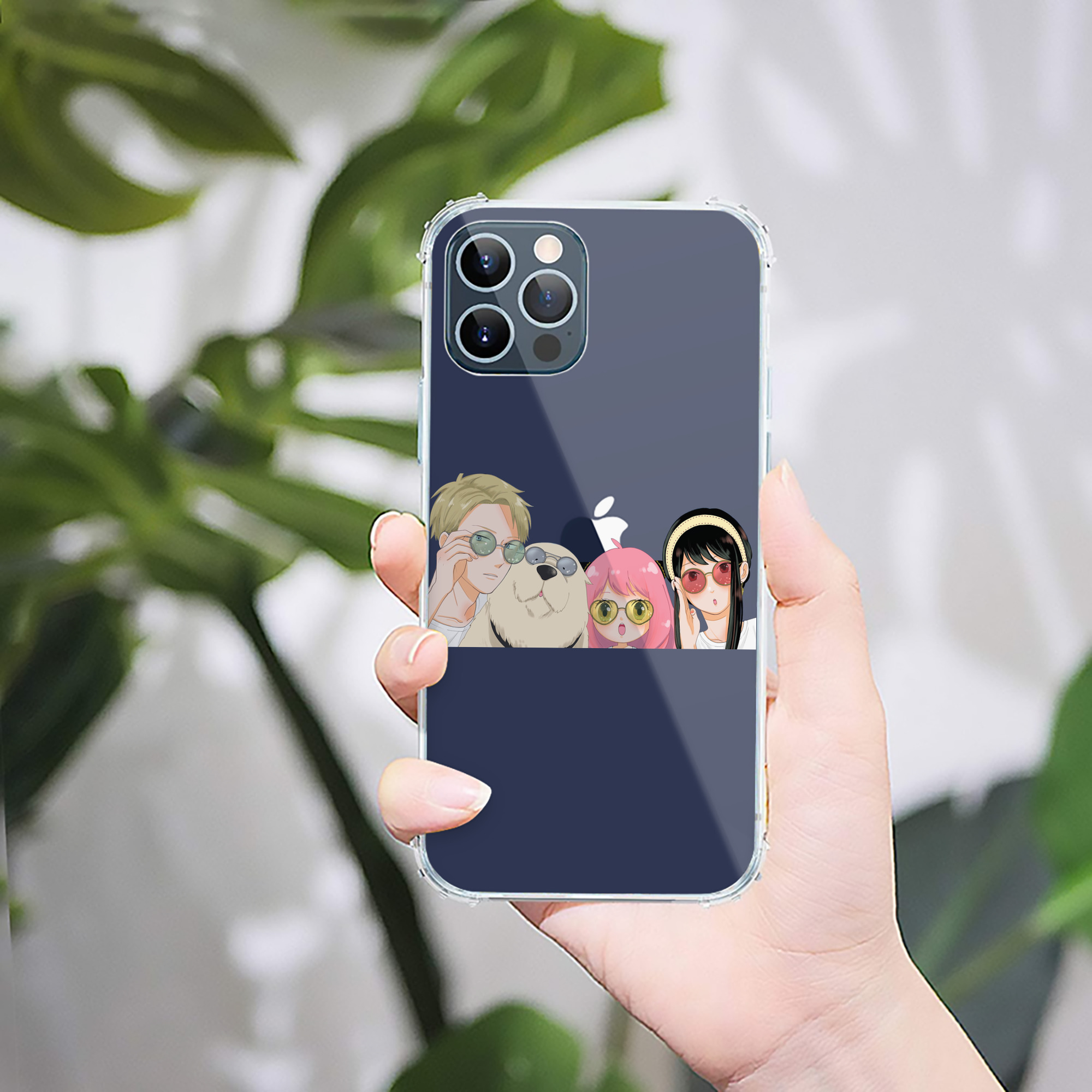 （画像用） SPY×FAMILY间谍家家酒 【iPhone 12シリーズ対応】透明スマホケース（クリアソフトケース）